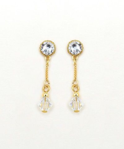 【定番】1粒スワロとクリスタルチャーム