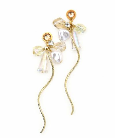 カジュドレッシー/バロックパール×ねじれワイヤー