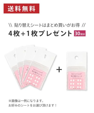 送料込み】貼り替えシート4枚セット+1シートプレゼント