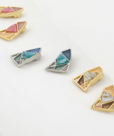 【ノンニッケル】ステンドグラスピアス